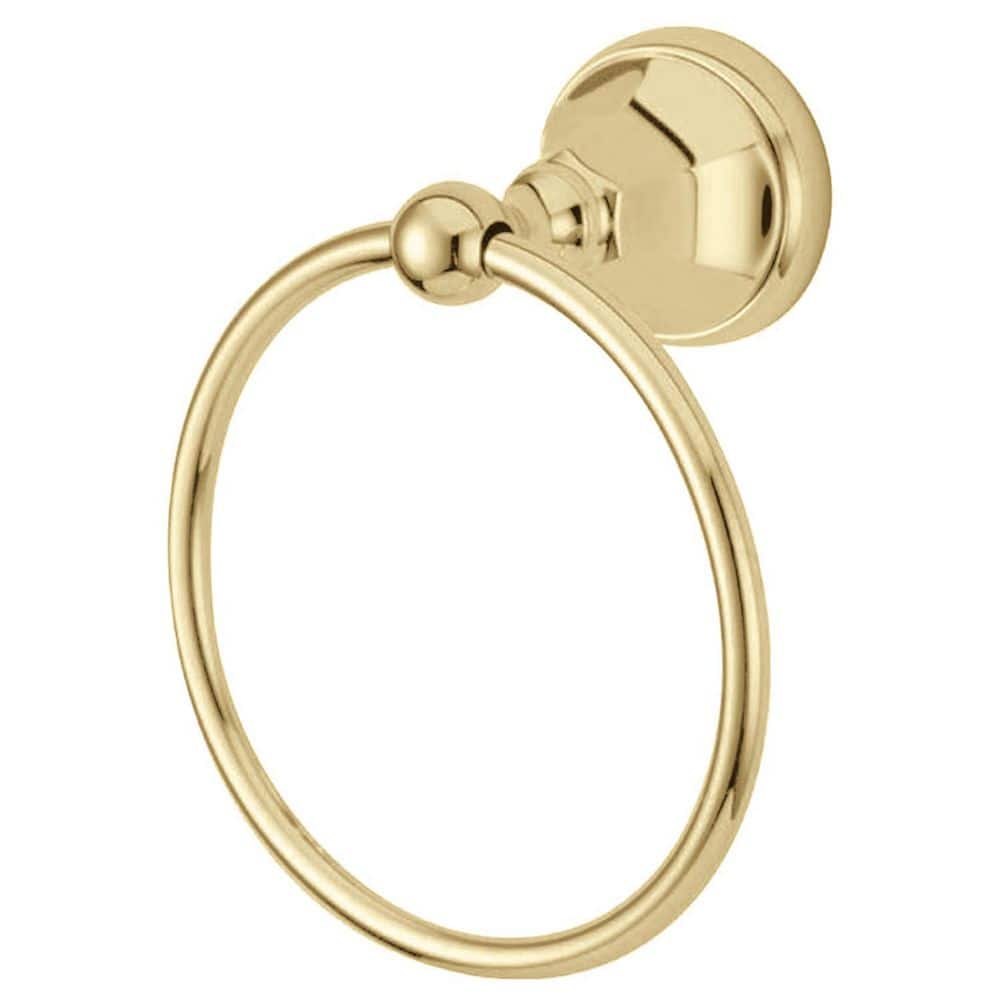 Metropolitan Wall Mount Towel Ring in Polished Brass price history on PriceWatchPro