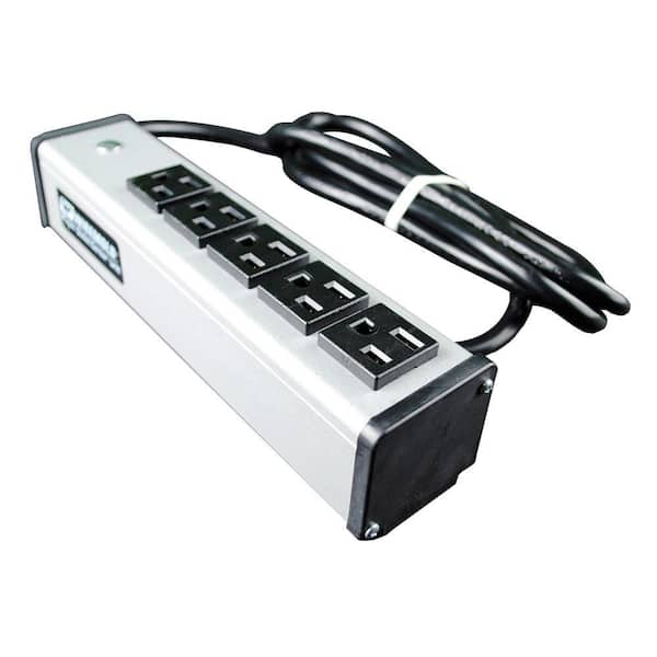 Legrand Wiremold 5-Outlet 15 Amp Compact Power Strip with 6 ft. Cord