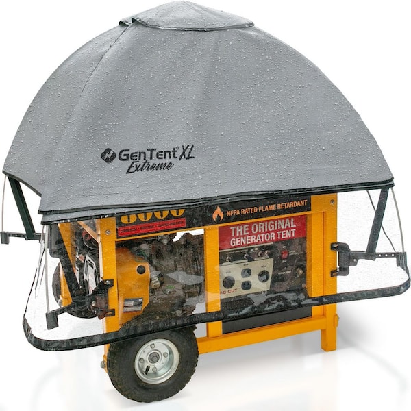 XL Generator Running Cover - Universal Kit (Extreme - Grey) - for Larger Open Frame Portable Generators
