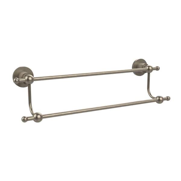 Allied Brass Astor Place Collection 24 in. Double Towel Bar in Antique Pewter