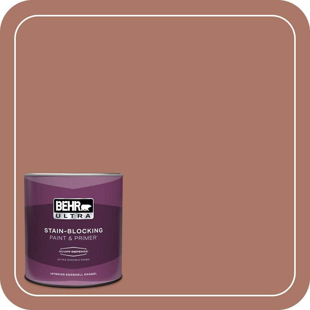 1 qt. #210F-6 Chutney Brown Extra Durable Eggshell Enamel Interior Paint & Primer price history on PriceWatchPro