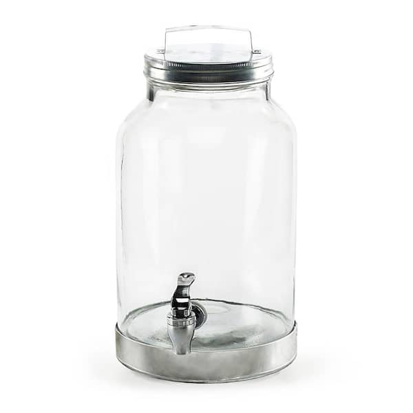 Mason Jar Beverage Dispenser (#1190) — Rustic Elegance