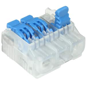 In-Sure Lever Wire Connector, 3-Port, 350/Jar