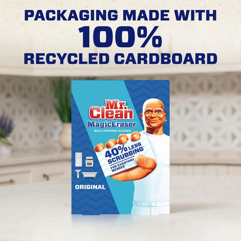 Mr. Clean Magic Eraser Original Non-Scratch Cleaning Pads, 6 Pack