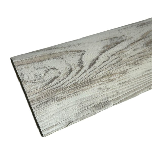 Deco Products Hydrostop Parris Island 0.2 in T. x 4 in. W x 46 in. L Base End Molding