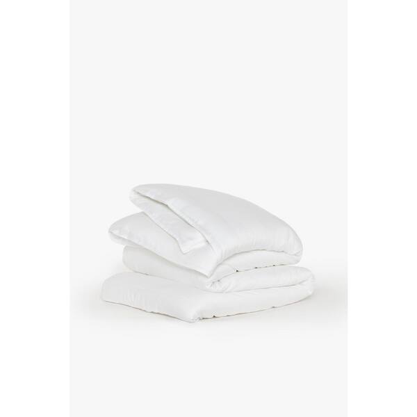 BUFFY White Eucalyptus TENCEL lyocell Full/Queen Duvet Cover