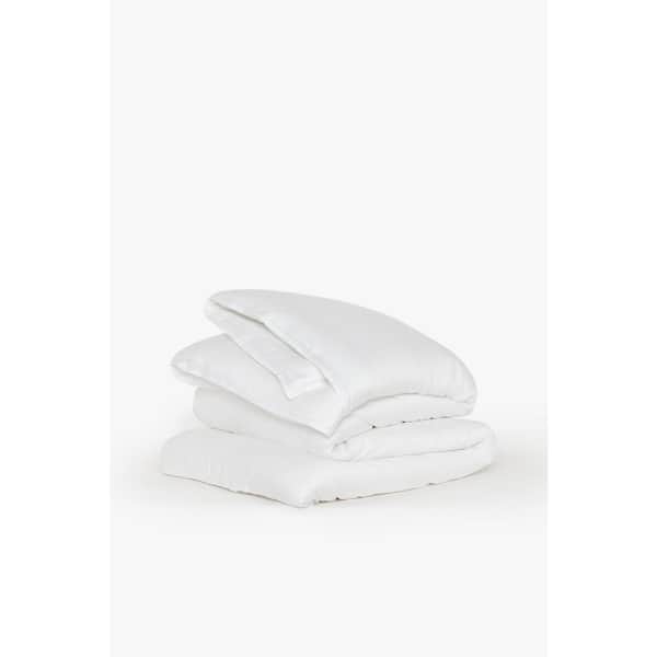 BUFFY White Eucalyptus TENCEL lyocell Twin/Twin XL Duvet Cover BDDCTW
