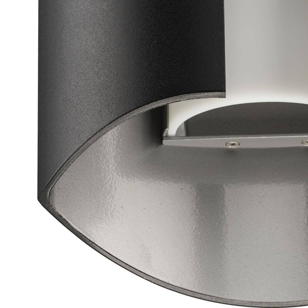 Black Aluminum 18" Dimmable LED Outdoor Wall Sconce
