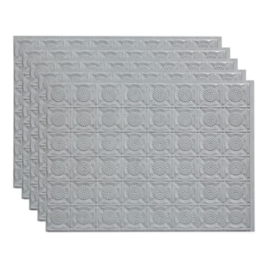 Cashmere 18 in. x 24 in. Traditional #6 Vinyl Backsplash Panel (Pack of 5)