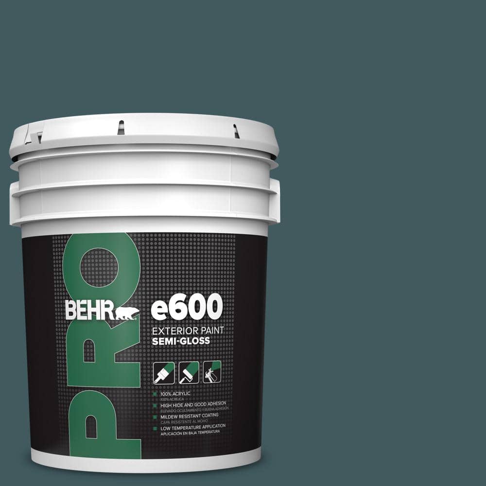 5 gal. #510F-7 Teal Forest Semi-Gloss Exterior Paint price history on PriceWatchPro