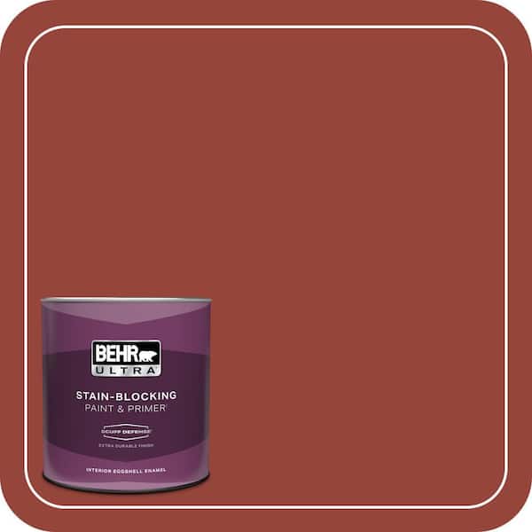 BEHR ULTRA 1 qt. #PPU2-17 Morocco Red Extra Durable Eggshell Enamel Interior Paint & Primer
