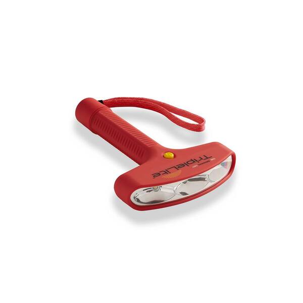 TripleLite Ultra Compact Mini Flashlight in Red