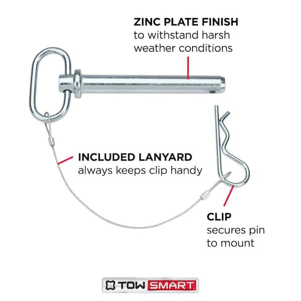 TowSmart 5/8 in. x 4-3/4 in. Clevis Pin TowSmart 5/8 in. x 4-3/4 in. Clevis Pin
