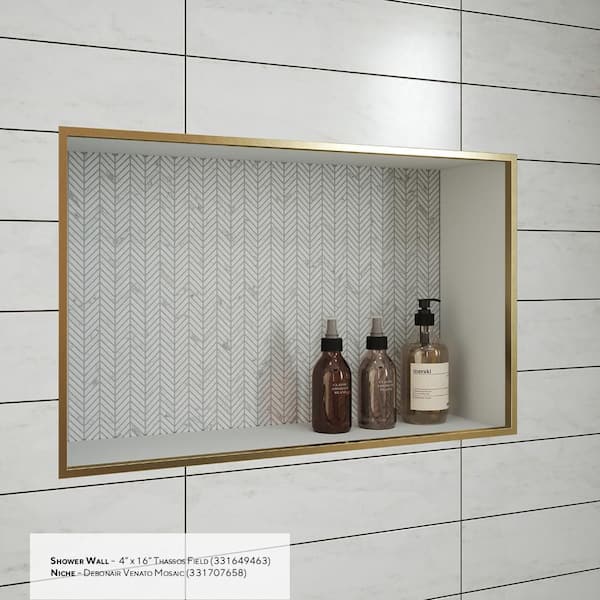 Debonair Venato White 10.75 in. x 10 in. Chevron Honed Marble Wall and Floor Mosaic Tile (7.46 sq. ft./Case)