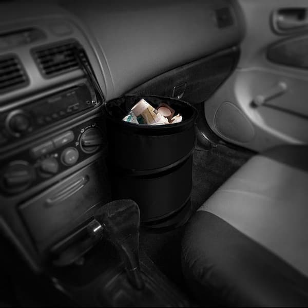 BUCKET BOSS Auto Boss Car Accessory Interior Waste Basket Trash Can AB30050  - The Home Depot