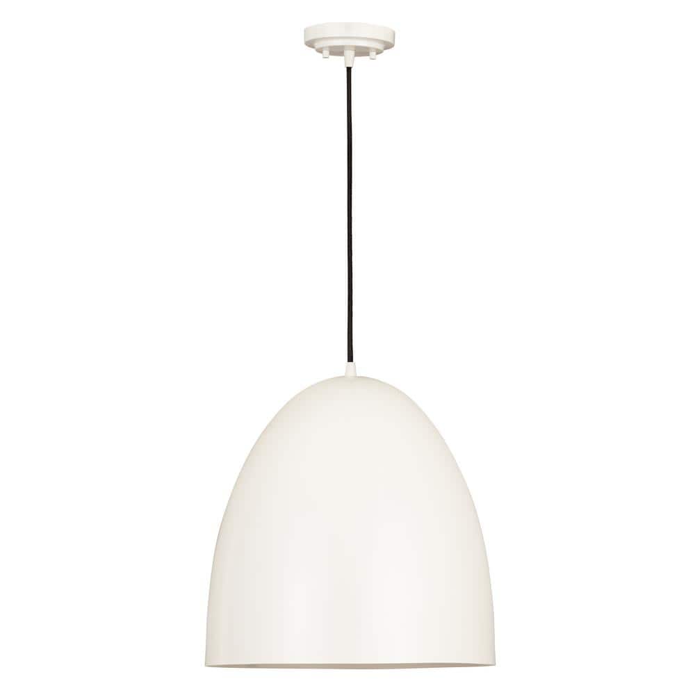 Z Studio Dome Pendant 3-Light Yellow Pendant with Yellow Glass Shade