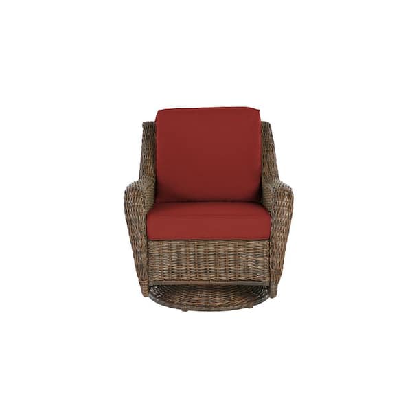 Sunbrella Davidson Redwood Large Outdoor Replacement Club Chair Cushion Set w/ Piping by BBQGuys - AMSUN-CC217-PLG