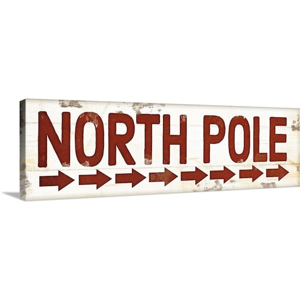 GreatBigCanvas "North Pole Christmas" by Jennifer Pugh Canvas Wall Art