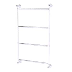 Carolina Crystal 18 in. 4-Tier Ladder Towel Rack Bar in Polished Chrome