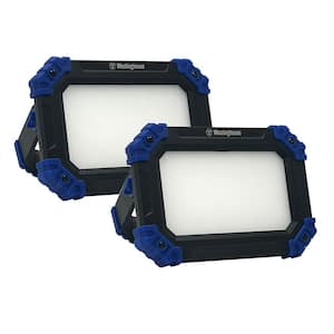 2-Pack Westinghouse 2000 Lumens LED Rechargeable Portable Work Light