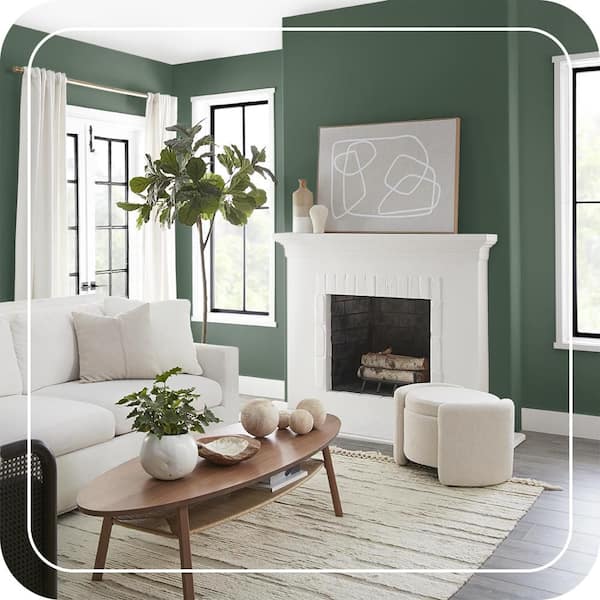 BEHR MARQUEE 1 gal. #N400-7 Vine Leaf One-Coat Hide Matte Interior