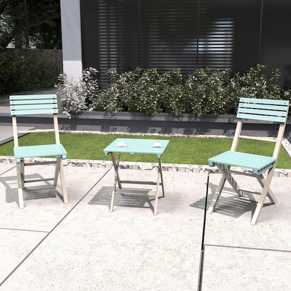 3-piece Acacia Wood Patio Outdoor Bistro Set