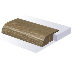 Vast Citadel Reducer 0.6 in. T x 1.75 in. W x 94 in. L Smooth Wood Look Laminate Moulding/Trim