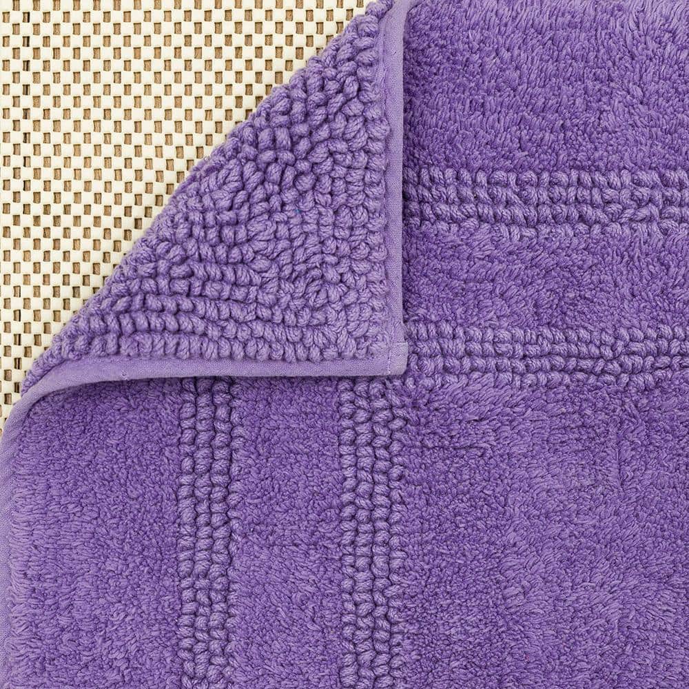 Fiesta Grape Cotton Reversible 24" x 17" Bath Mat