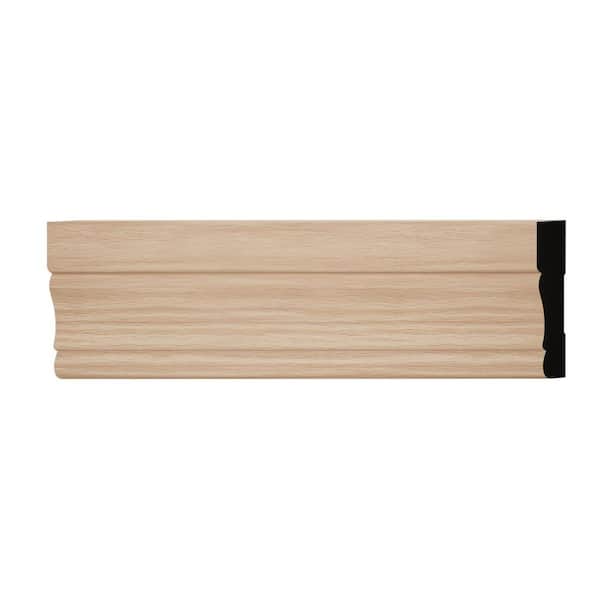 Ekena Millwork WM443 0.63 in. D x 3.25 in. W x 6 in. L Wood (Red Oak) Casing Sample