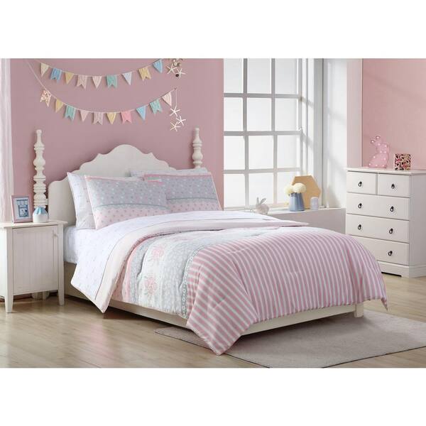 NEW Crate And Barrel Kids Bunny Toddler Sheets Bedding Pink 551-062 USA CUTE!! 