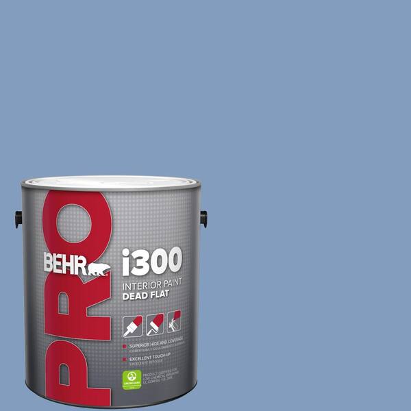 BEHR PRO 1 gal. #M530-4 Washed Denim Dead Flat Interior Paint