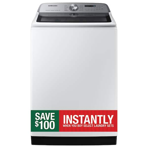 Samsung 5.1 cu. ft. Large Capacity Smart Top Load Washer with ...