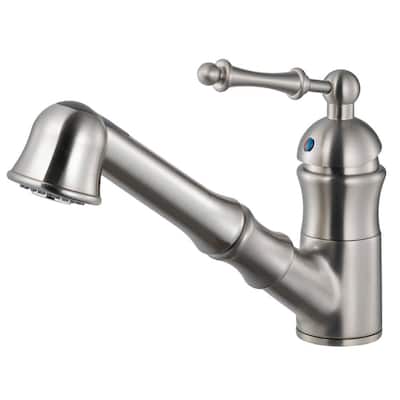 Brushed Nickel Danze DA52382755NBN Trace Pull-Out Kitchen Faucet Spray Head 1.75 GPM 