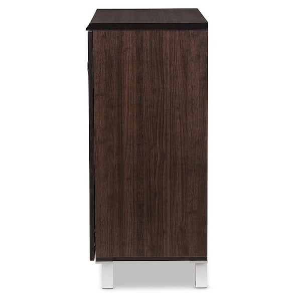 Baxton Studio Excel Dark Brown Storage Cabinet 28862 6498 HD The