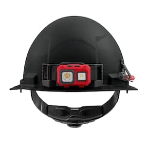 BOLT Black Type 1 Class E Front Brim Non-Vented Hard Hat with 4 Point Ratcheting Suspension (10-Pack)