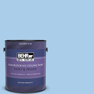 1 gal. #P520-2 French Porcelain Ceiling Flat Interior Paint and Primer