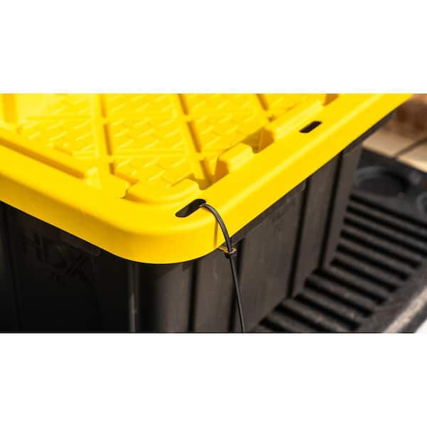 THEDRIPPER BOX DAMNGOOD!! × NATURE TONES Amazon.com - HDX 27 gal. Strong Box Plastic Storage Tote in