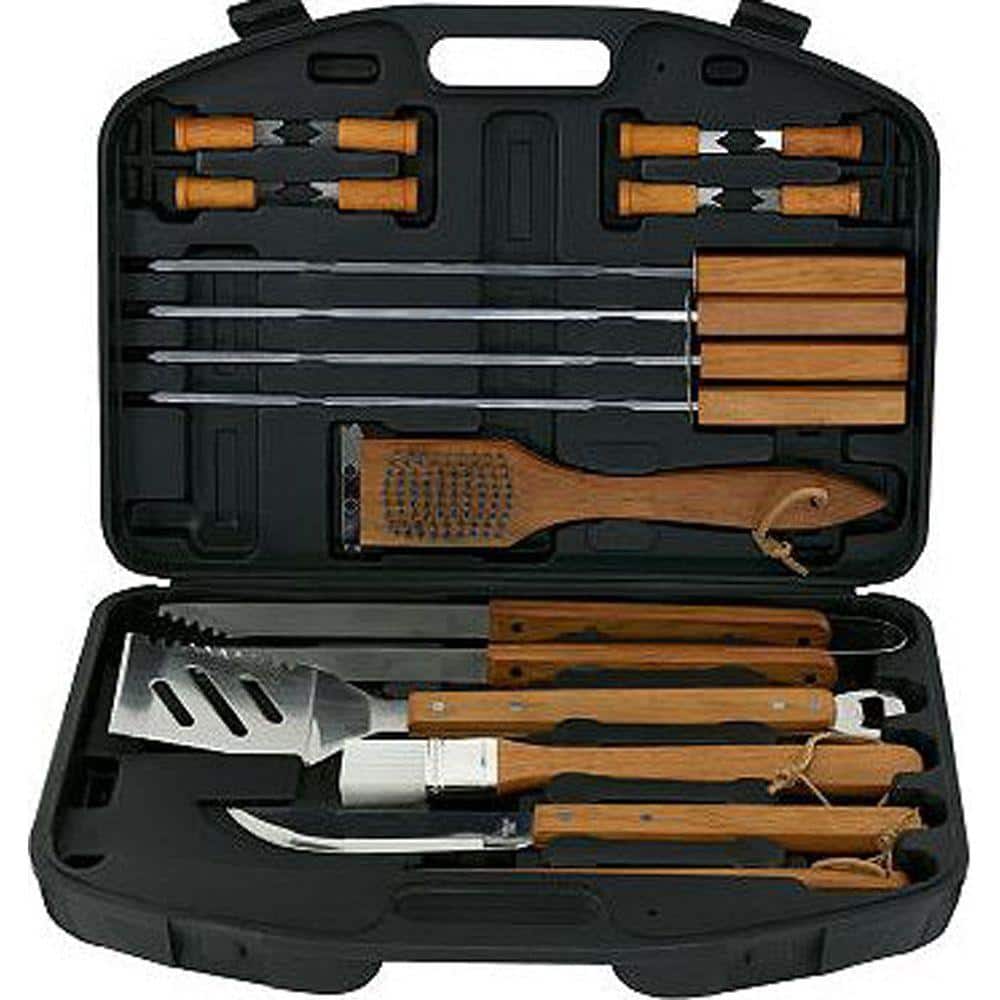 Mr. Bar-B-Q 18-Piece BBQ Tool Set 94001X - The Home Depot