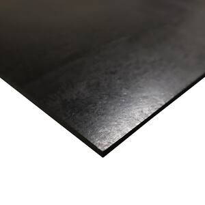 Nitrile Commercial Grade Black 0.031 in. x 36 in. x 60 in. Rubber Sheet 60A
