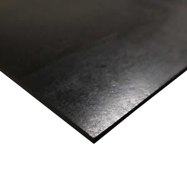 Rubber-Cal Nitrile Commercial Grade Black 0.031 in. x 36 in. x 60 in. Rubber Sheet 60A