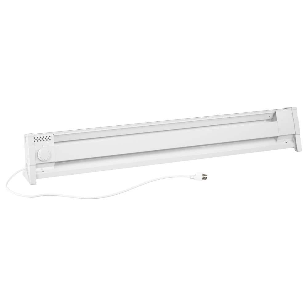 Cadet 49" White Electric Convection Baseboard Heater with Thermostat