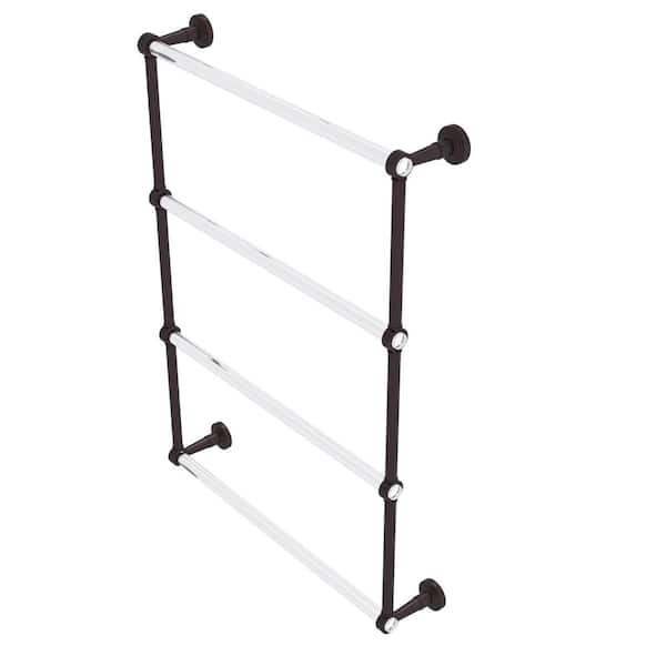Allied Brass Pacific Beach 4-Tier 24 in. Ladder Towel Bar in Antique Bronze