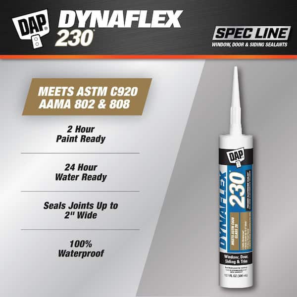 DAP Dynaflex 230 Pro 10.1 oz. Black BK009 Premium Elastomeric