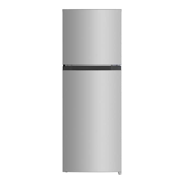 Vissani 10.1 cu. ft. Top Freezer Refrigerator in Stainless Steel 