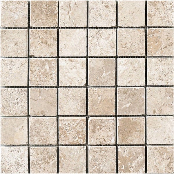 Marazzi Montagna Lugano 12 in. x 12 in. x 8 mm Porcelain Mosaic Floor and Wall Tile