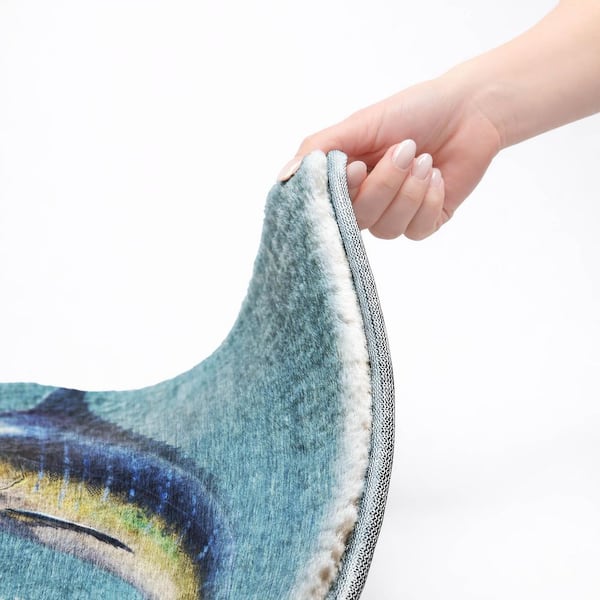 Dream Shag Premium Machine Washable Abstract ADS147 Bermuda 5 ft. x 7 ft. 6 in. Area Rug