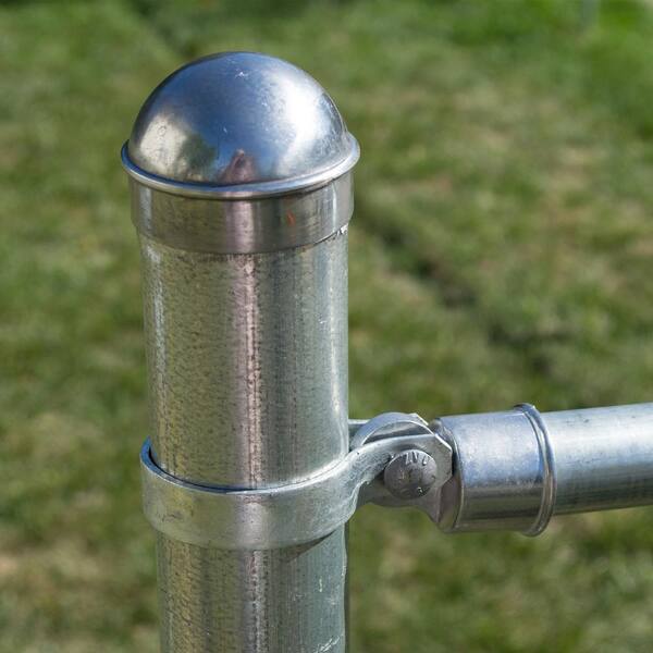 WennoW Aluminum Chain Link Fence Gate Post Caps – OD 1-5/8 Or 2-3/8 – 2/4/8 Packs