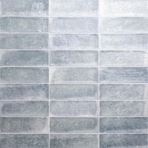 MSI Villena Tildes Gray 4 in. x 12 in. Matte Ceramic Wall Tile (10.98 sq. ft./Case)