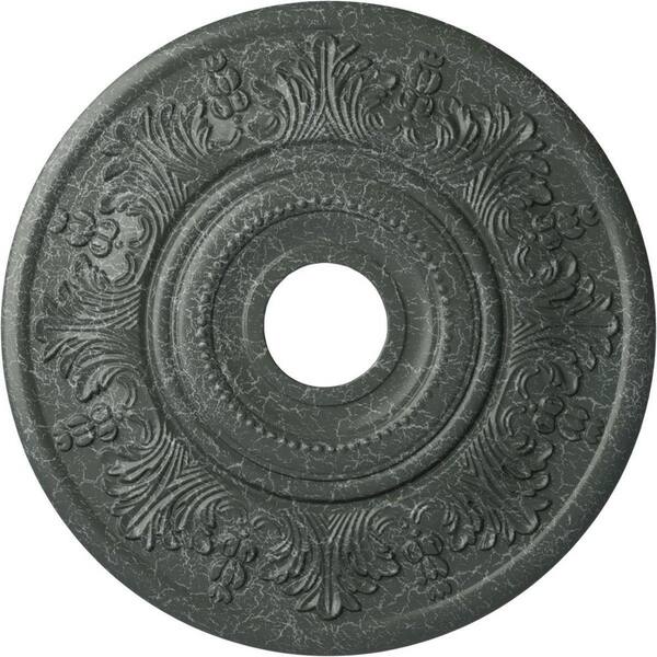 Ekena Millwork 1-1/2" x 20" x 20" Polyurethane Vienna Ceiling Medallion, Athenian Green Crackle