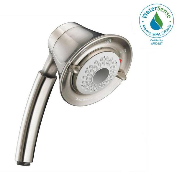 American Standard FloWise 3-Spray 4.8 in. Single Wall Mount Handheld Shower Head in Brushed Nickel